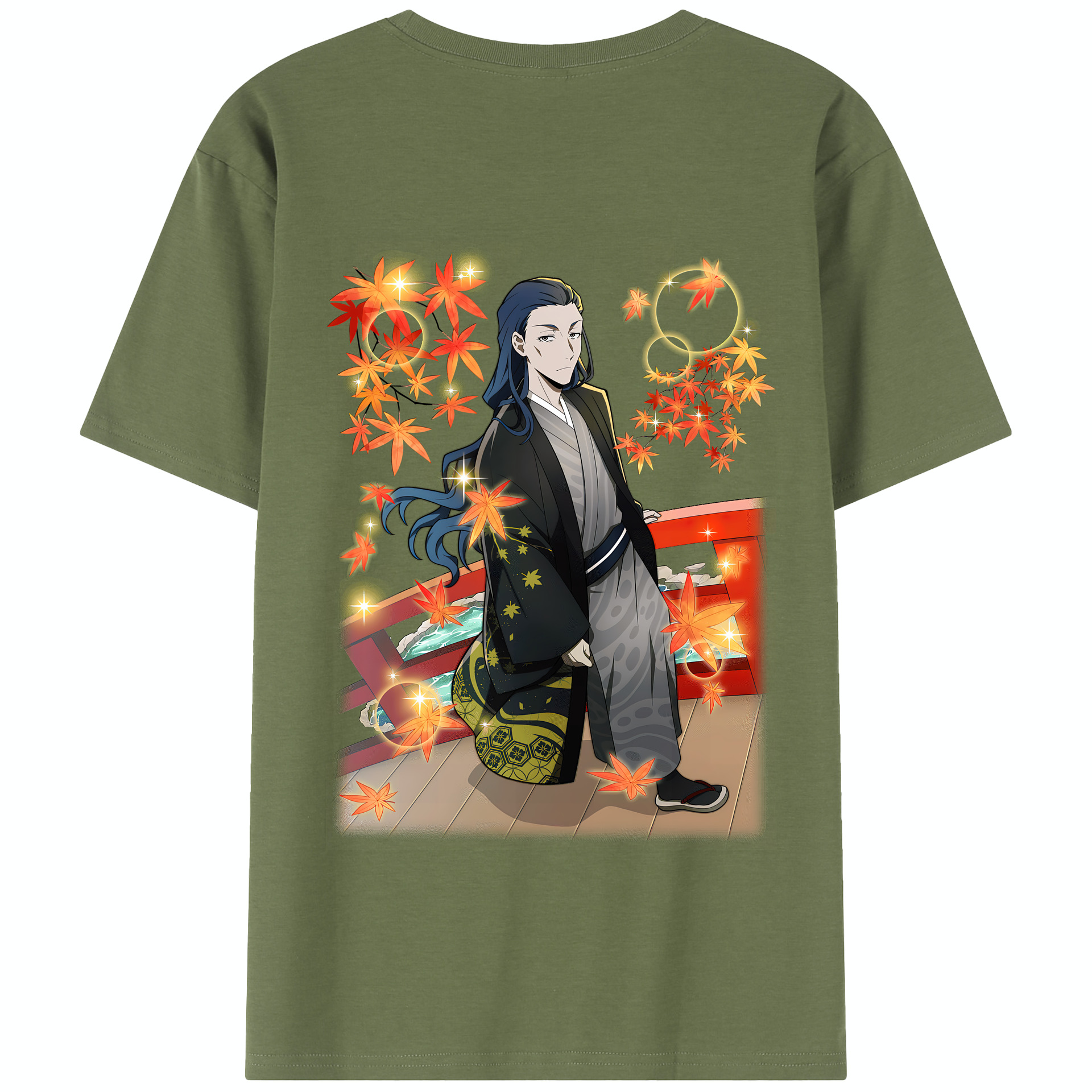（画像用） 文豪ストレイドッグス Bungo Stray Dogs 綿100％半袖Tシャツ（背面プリント）